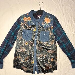 Johnny Was Western Shirt